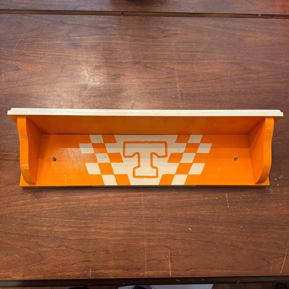 Vintage University of Tennessee Wooden Shelf Fan Made in 2003